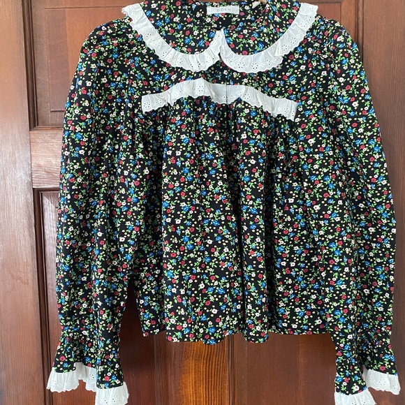 Doen Amie Top - Montpellier Floral - XS - Picture 4 of 6